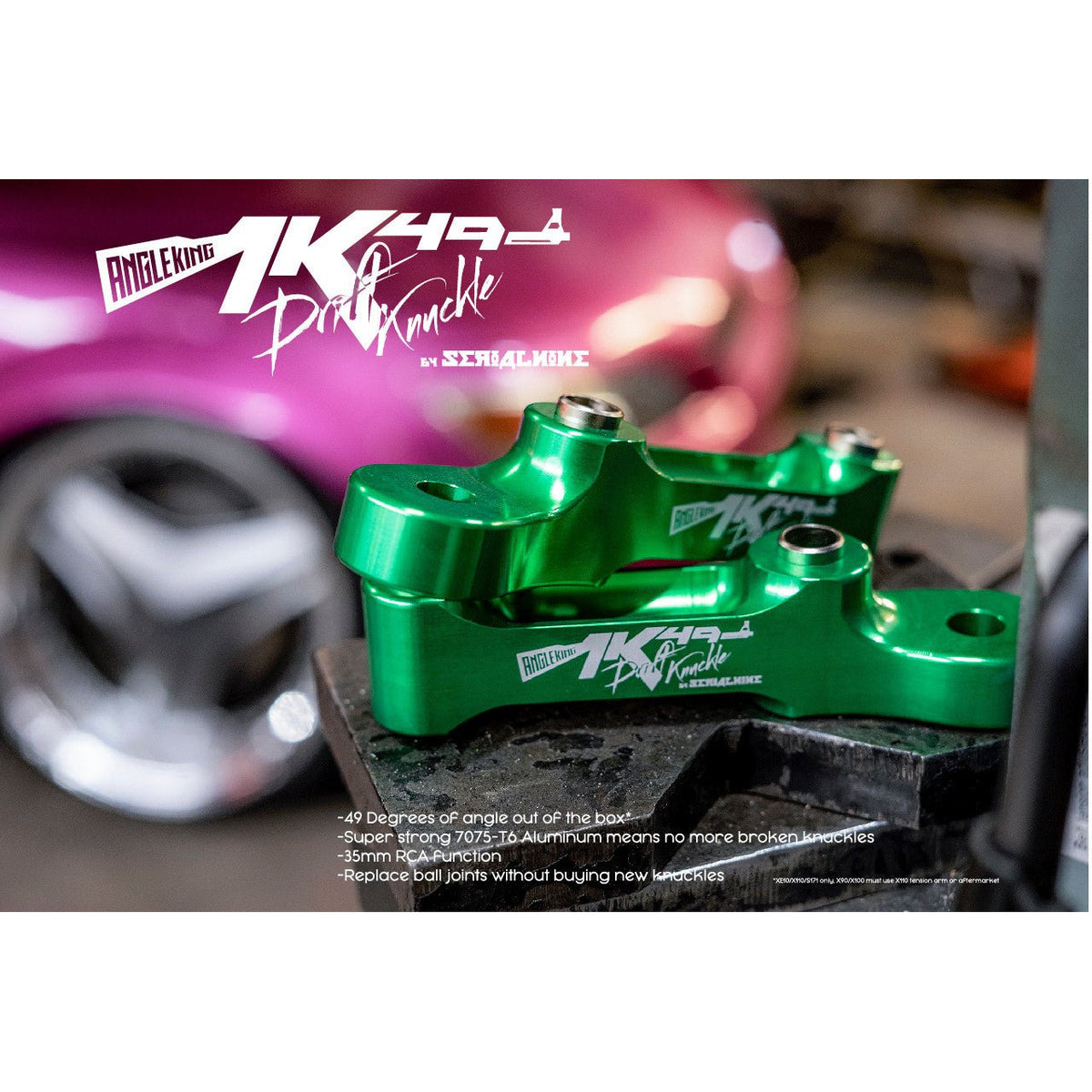 IS300 / Chaser / Mark II / Verossa SXE10 / JZX90 / JZX100 / JZX110 AK49 Drift Knuckles - SERIALNINE