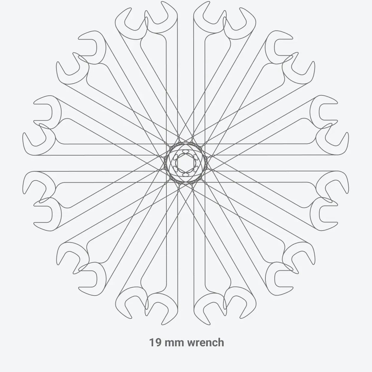 Tekton 15/16 Inch Angle Head Open End Wrench - SERIALNINE