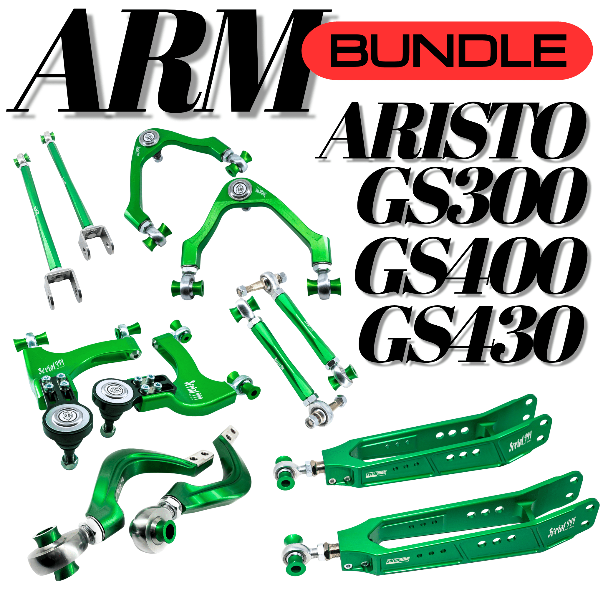 GS300/400/430/Aristo Complete Arm Bundle - SERIALNINE