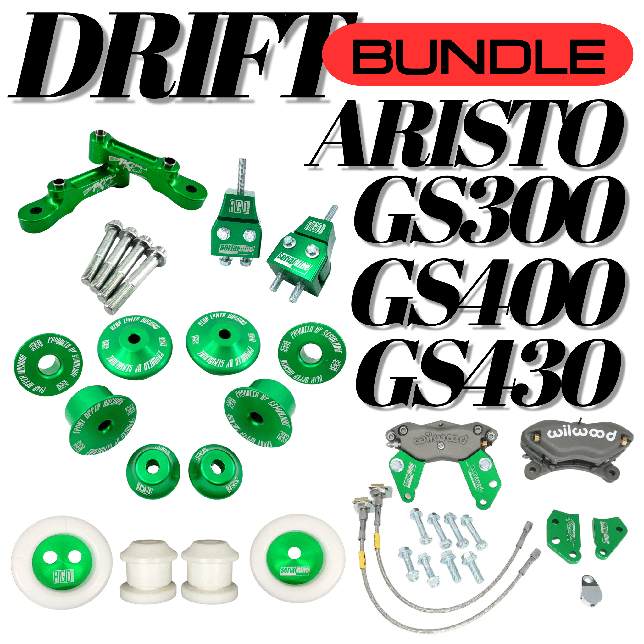 GS300/400/430/Aristo Drift bundle - SERIALNINE