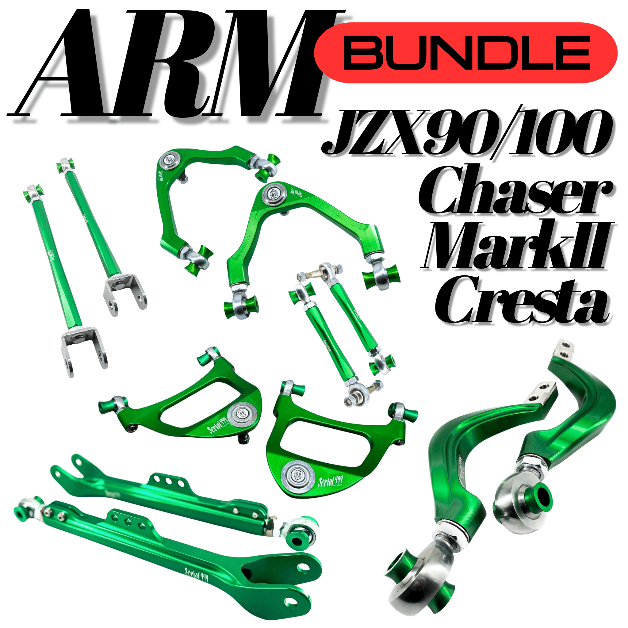 JZX90/100 Arm Bundle - SERIALNINE