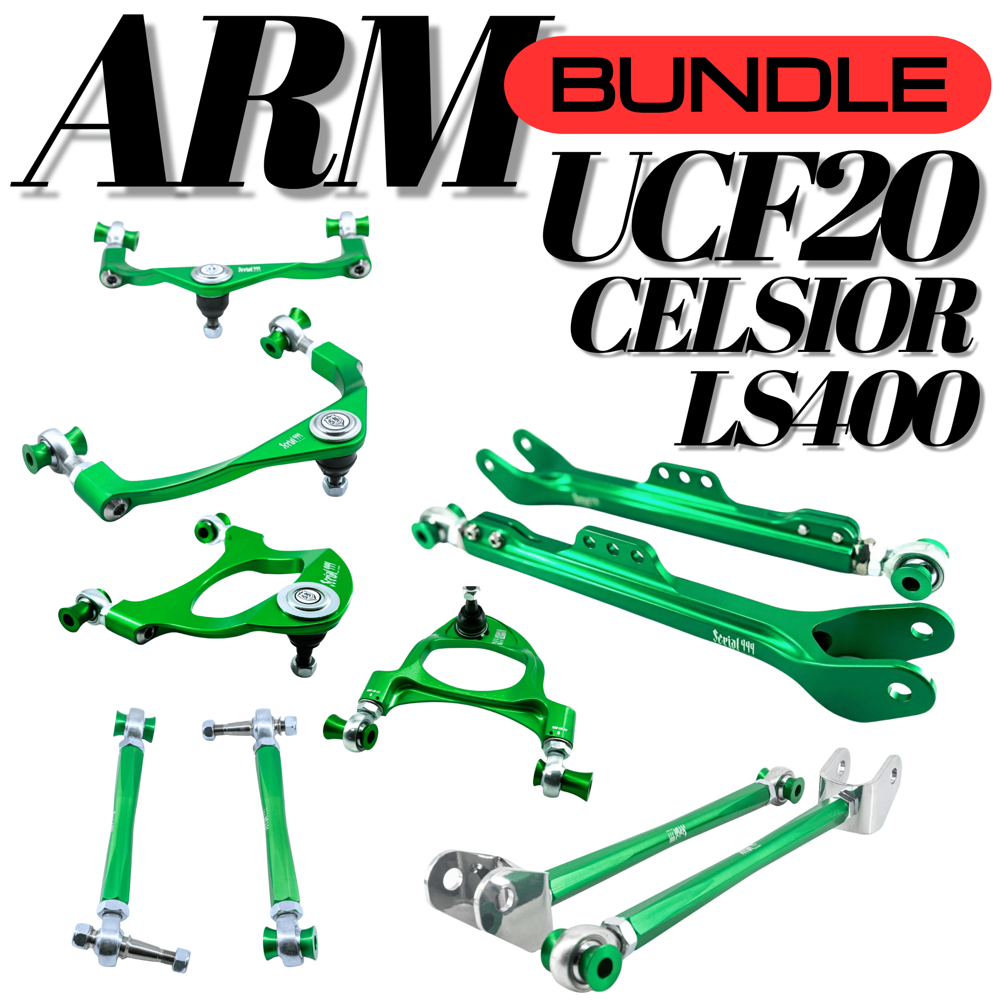 LS400 / Celsior UCF20 Arm Bundle - SERIALNINE