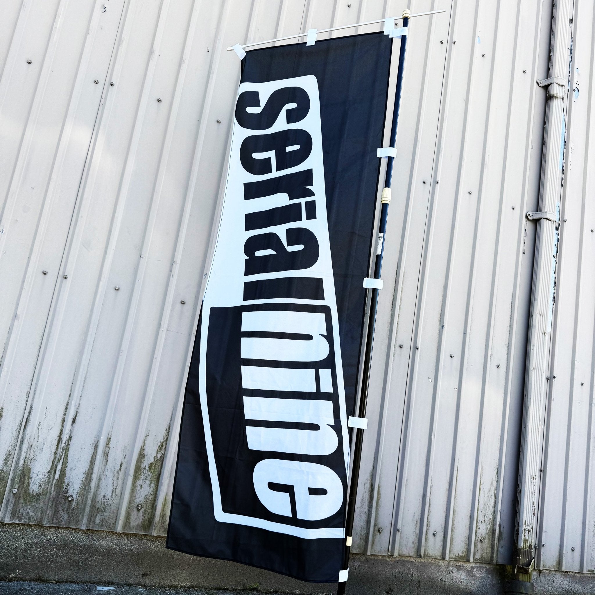 シール帯付き　斉藤ノブ/Virgin Territory SERIALNINE Logo Nobori Flag - SERIALNINE