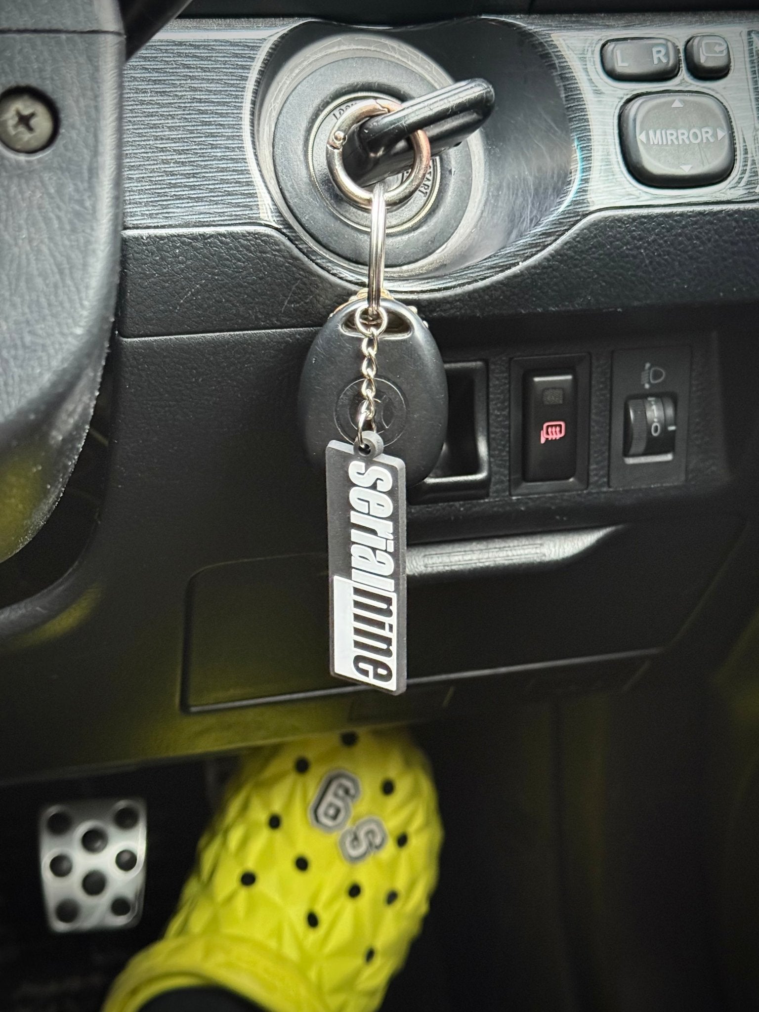 SERIALNINE Rubber Logo Keychain - SERIALNINE