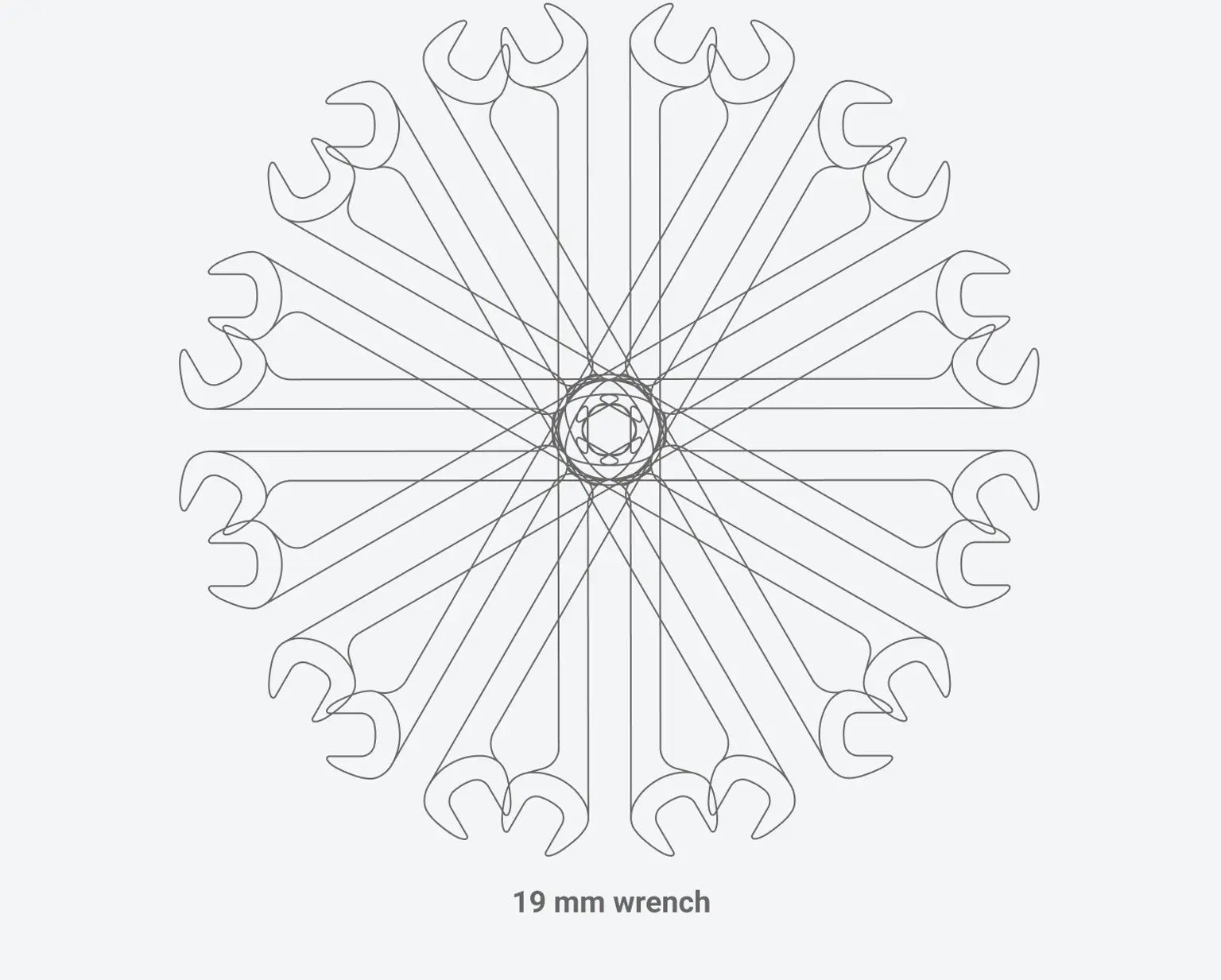 Tekton 15/16 Inch Angle Head Open End Wrench - SERIALNINE
